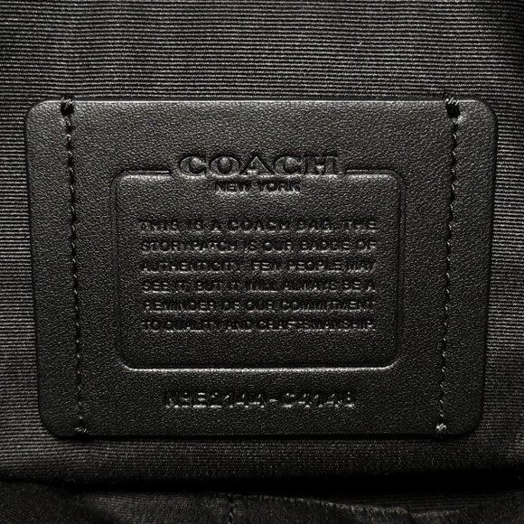 Auth COACH Graham. C4148 Black Leather - Shoulder Bag - Picture 8 of 9